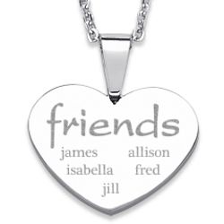 Everscribe Stainless Steel Friends Necklace