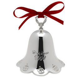2014 Silver Plated Pierced Bell Ornament: 35th Edition