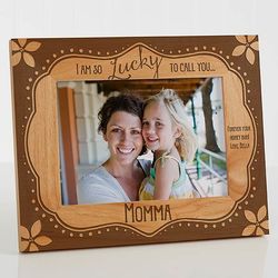 Lucky To Call You Personalized Picture Frame For Her