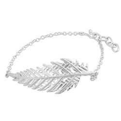 Enchanted Leaf Sterling Silver Bracelet