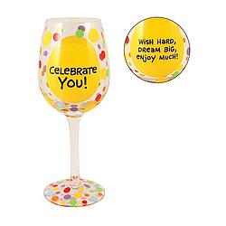 "Celebrate You!" Wine Goblet