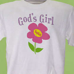 God's Girl Personalized Youth T-Shirt