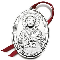 2014 Silver Saint Francis Ornament, 4rd Edition