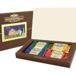 USA Folio Gift Box with Squares Chocolates