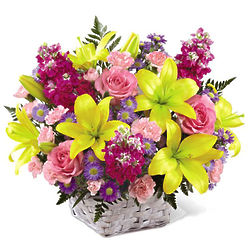 Bright Lights Basket Premium Floral Bouquet