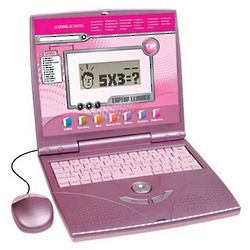 Pink Laptop Learner