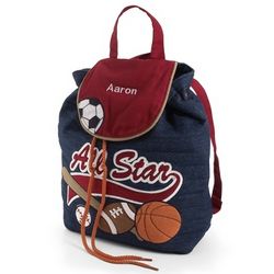 All Star Signature Quilted Backpack