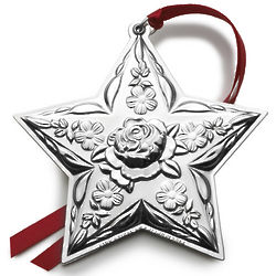Stieff Repousse 2014 Star Ornament