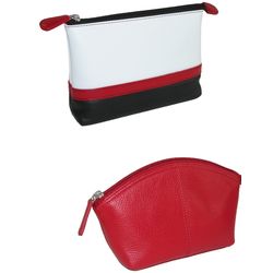 Women's Leather Cosmetic Bags