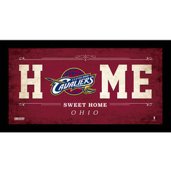 Cleveland Cavaliers Home Sweet Home Sign