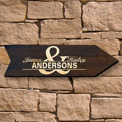 Caldwell Personalized Wooden Wall Sign