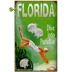 Personalized Dive Into Paradise Wall Plaque