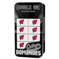 Wisconsin Badgers Dominoes Game