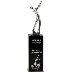 Personalized Swinging Golfer 8.5" Award