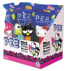Hello Kitty Assorted Pez Dispensers 12 Count Display Box