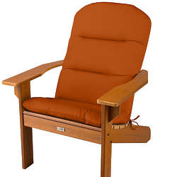Sunbrella Adirondack Chair Cushion in Tuscan Orange