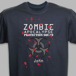 Personalized Zombie Halloween T-Shirt