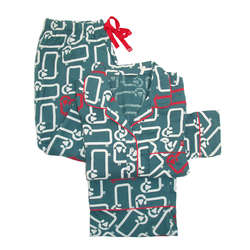 Women's Little Plum Flannel Pajama Set
