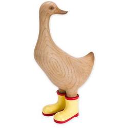 Large Mama Duck in Rain Boots Sculpture