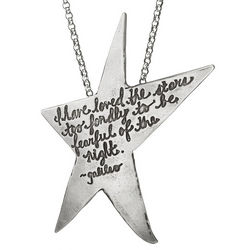 I Have Loved the Stars Too Fondly To Be Fearful Galileo Necklace