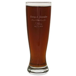 Personalized Grand Anniversary Pilsner Glass