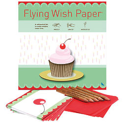 Birthday Cupcake Flying Wish Paper Kit