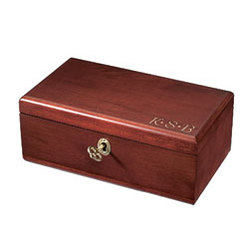Wooden Valet Keepsake Box