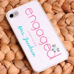 Personalized Engaged iPhone Case