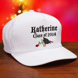Diploma Rose Class Of Personalized Graduation Hat