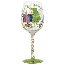 Stay at Home Mom Wine Glass