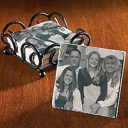 Personalized Tile Color Photo Coasters