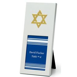 Star of David Place Card Frames