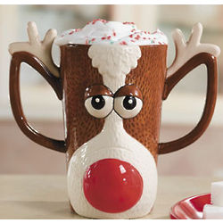 Reindeer Face Mug
