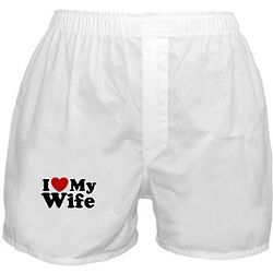 I Love My Wife Men's Boxer Shorts
