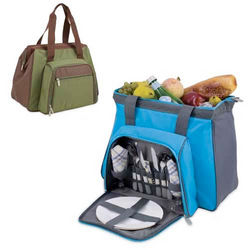 Insulated Cooler with Deluxe Picnic Service for Two
