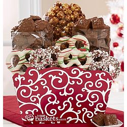 Holiday Gift Basket & Harry London Chocolates