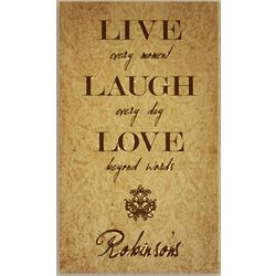 Live Every Moment Canvas Print