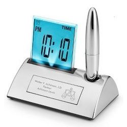 Silver Gravity Pen Stand