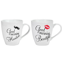 Good Morning His and Hers Mugs