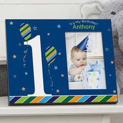 Personalized Birthday Boy Picture Frame