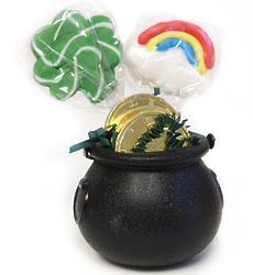 St. Patrick's Day Shamrock Pot of Candy