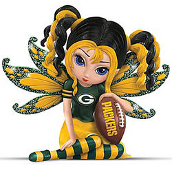 Little Bit of Magic Green Bay Packers Fairy Figurine