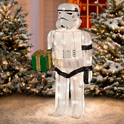 Star Wars Tinsel Storm Trooper Christmas Yard Decoration