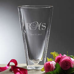 Personalized Crystal Vase