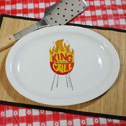 Personalized King of the Grill Platter