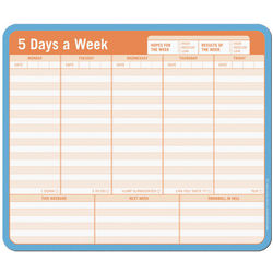 5 Days a Week Paper Mousepad