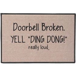 Yell "Ding Dong!" Doormat