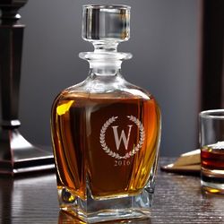 Draper Statesman Personalized Whiskey Decanter