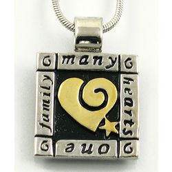 Many Hearts One Family Pendant and Chain
