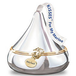 KISSES For My Marine Personalized Music Box